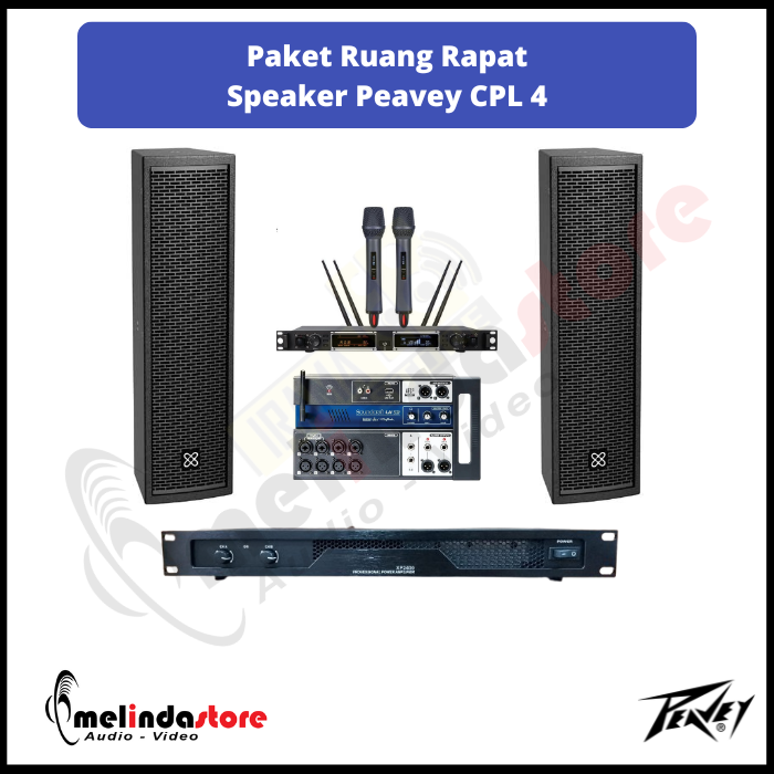 Paket Sound System Ruang Rapat Speaker Peavey - 2 Speaker